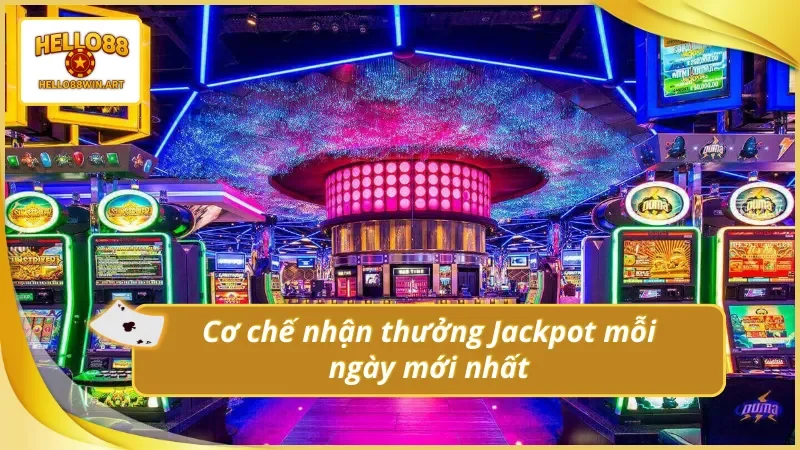 Cách thức nhận thưởng khi trúng Jackpot mỗi ngày Hello88