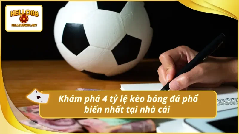 Kèo bóng đá uy tín Hello88 - 4 kèo cược phổ biến